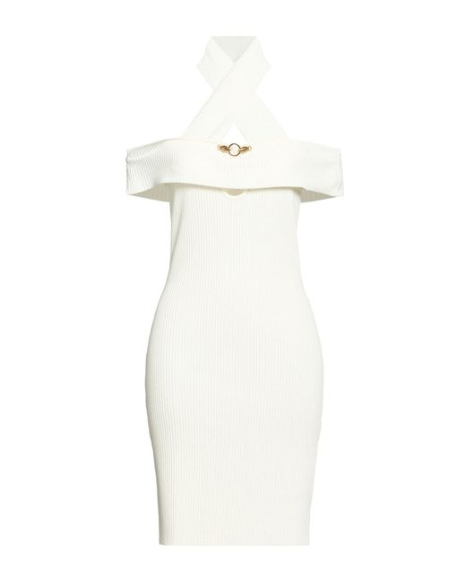Just Cavalli White Mini Dresses