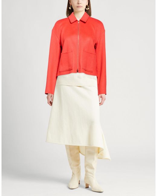 Agnona Red Jacket Cashmere, Metal