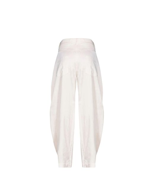 Pantalon en jean Pinko en coloris White