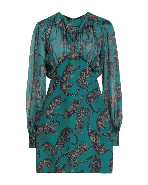 Just Cavalli Blue Mini Dresses