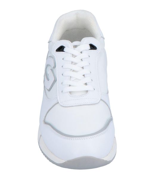 Alberto Guardiani White Trainers for men