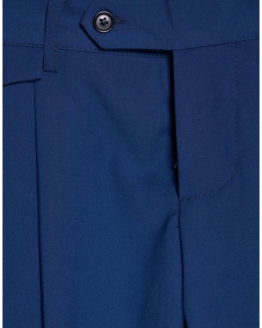 MARSĒM Blue Pants Polyester, Viscose, Elastane for men