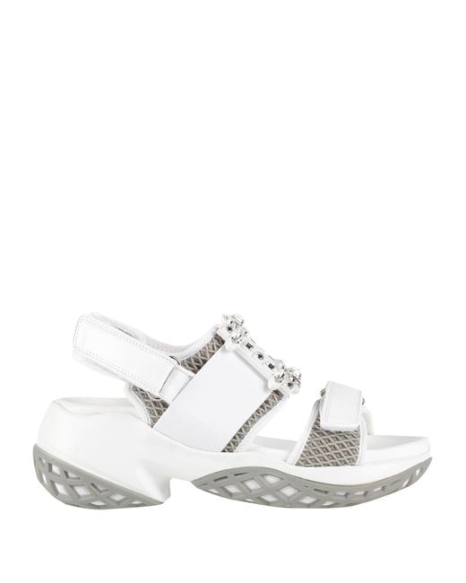 Roger Vivier White Sandals