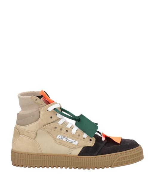 Off-White c/o Virgil Abloh Natural Sneakers Leather, Textile Fibers for men