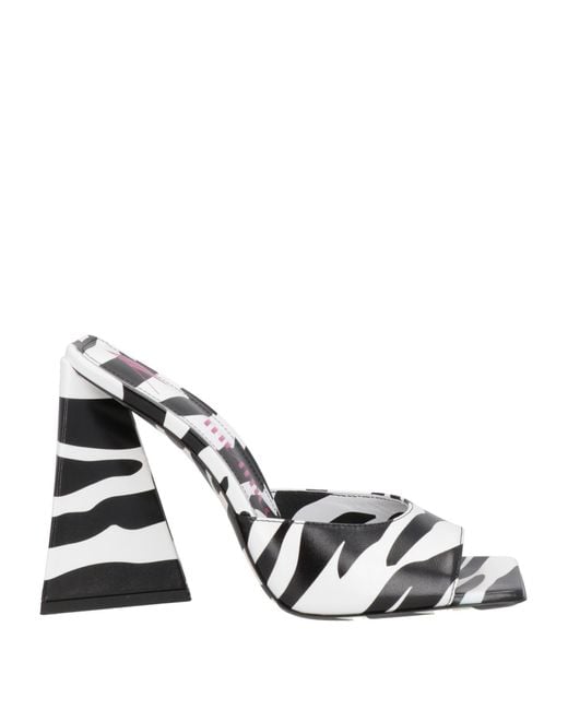 The Attico White Sandals