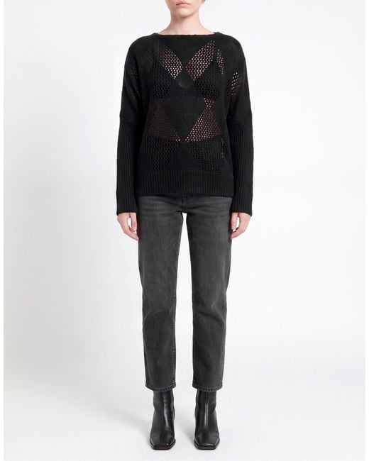 Dixie Black Sweater Acrylic, Polyamide, Mohair Wool, Wool