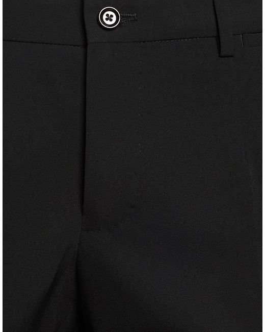 Dolce & Gabbana Black Pants Virgin Wool, Elastane for men