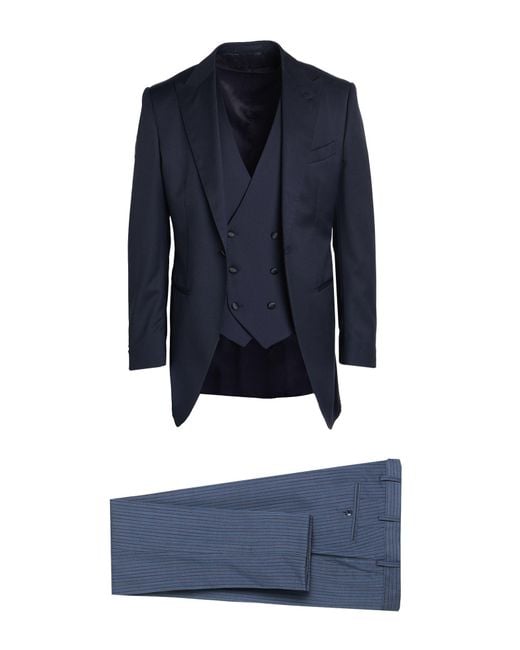 Traje Luigi Bianchi de hombre de color Blue