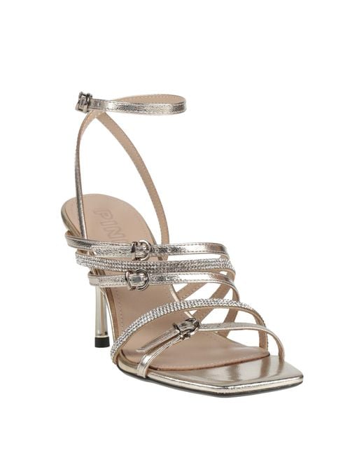 Pinko White Sandals
