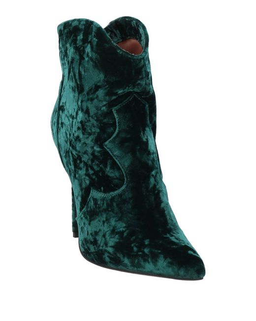 Aldo Castagna Black Deep Ankle Boots Textile Fibers