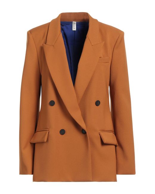 Souvenir Clubbing Suit Jacket in Brown Lyst