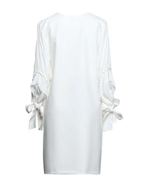 Atos Lombardini White Mini Dress