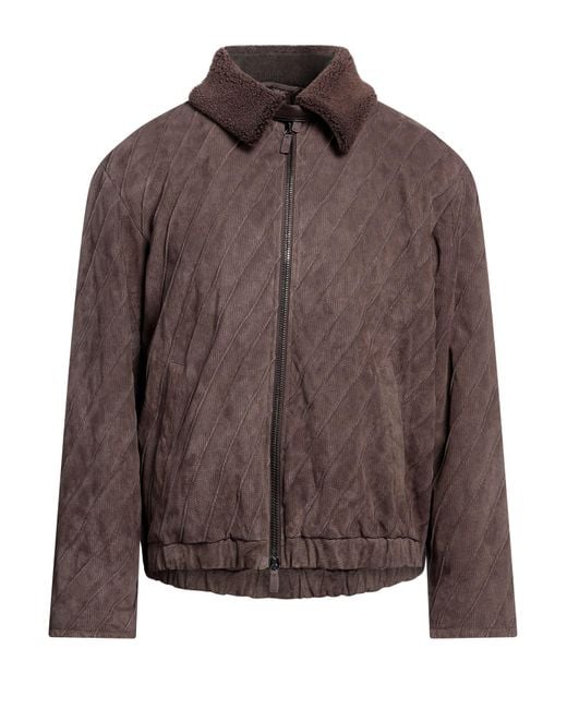 Giorgio Armani Brown Jacket for men
