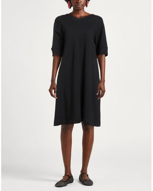 Hache Black Midi Dresses