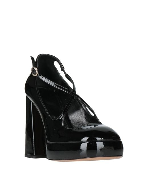A.Bocca Black Pumps Leather