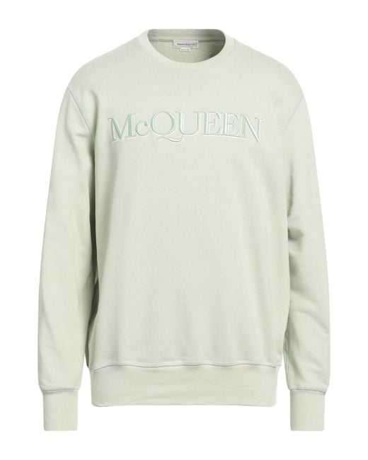 McQueen White Sweatshirt for men