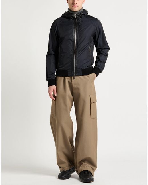 Moorer Black Charcoal Jacket Polyester for men