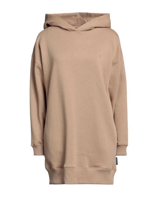 French Connection Natural Camel Sweatshirt Cotton, Polyester