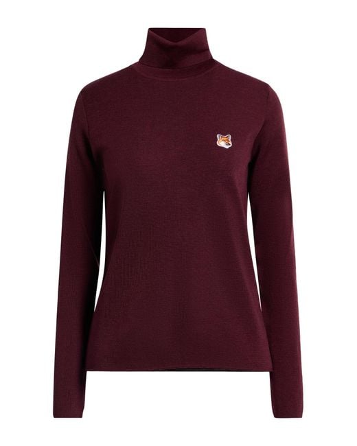 Maison Kitsuné Purple Turtlenecks