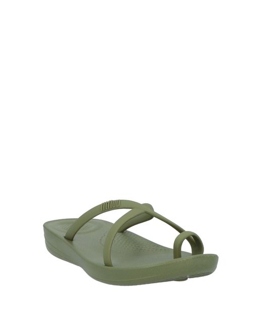 Fitflop Green Thong Sandal