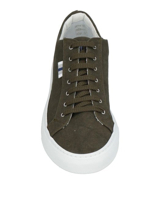 Fedeli Green Trainers for men