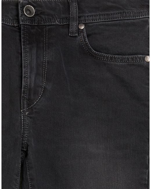 0/zero Construction Black Charcoal Jeans Cotton, Elastane for men
