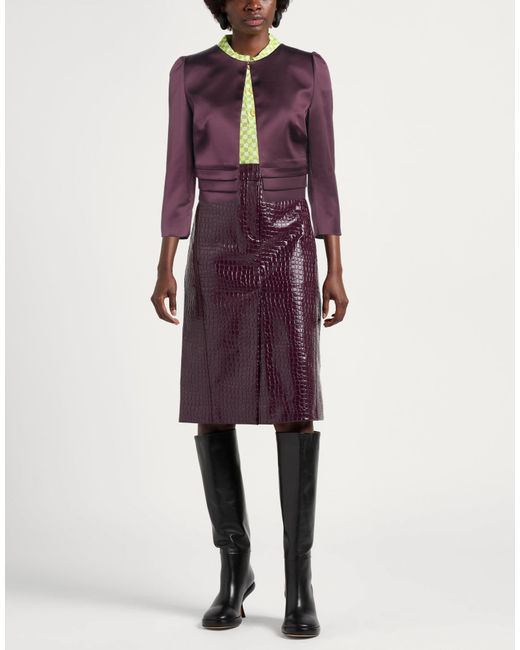 Hanita Purple H Couture Jacket Polyester, Elastane