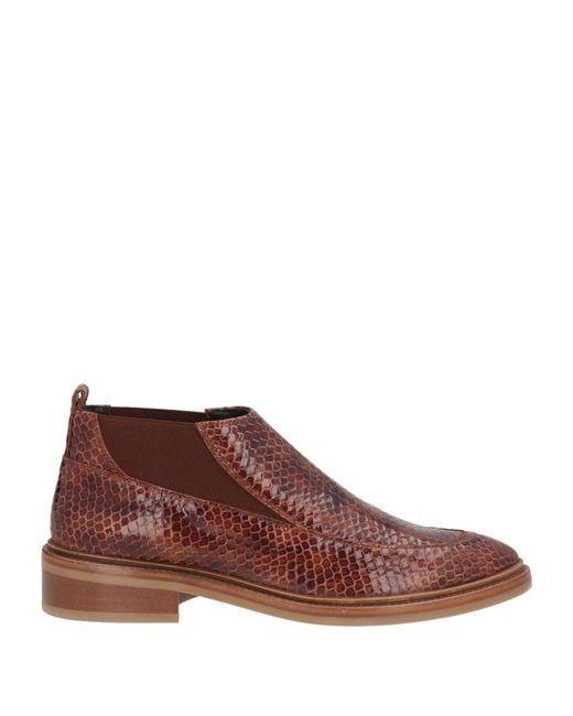 SERGIO NAVA Brown Stiefelette