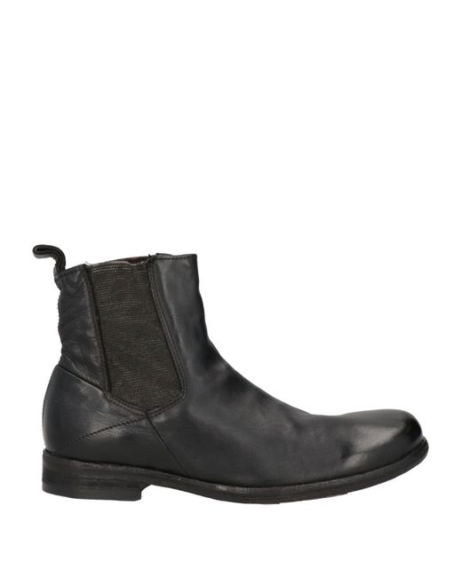 A.s.98 Black Ankle Boots for men