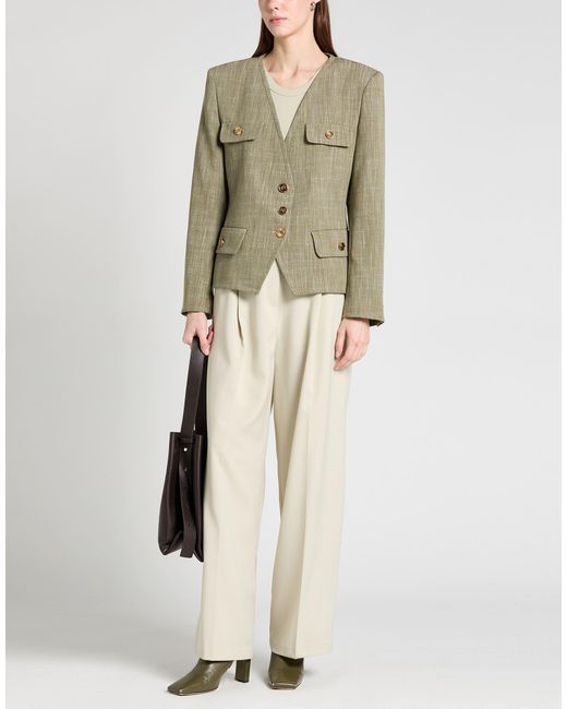 Etro Green Jacket Viscose, Polyester