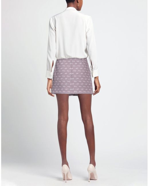 Elisabetta Franchi Purple Minirock