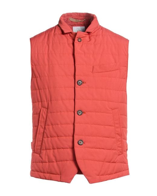 Eleventy Red Gilet for men