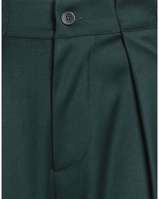 Gaelle Paris Green Pants Polyester, Viscose, Elastane
