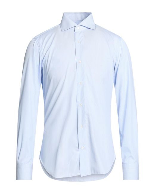 Camisa Buonamassa de hombre de color Blue