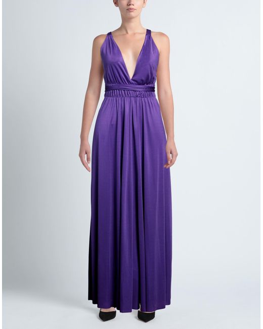 P.A.R.O.S.H. Purple Maxi Dress