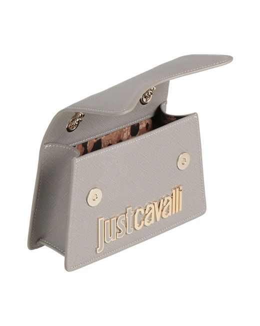 Just Cavalli White Shoulder Bag