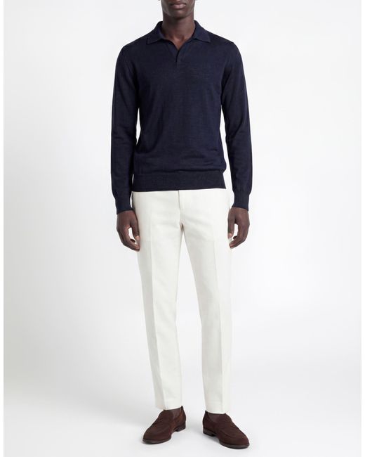 Sease Blue Sweater Virgin Wool for men