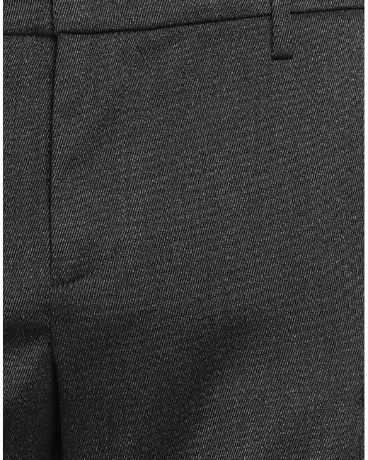Dondup Gray Charcoal Pants Polyester, Viscose, Cotton, Elastane for men