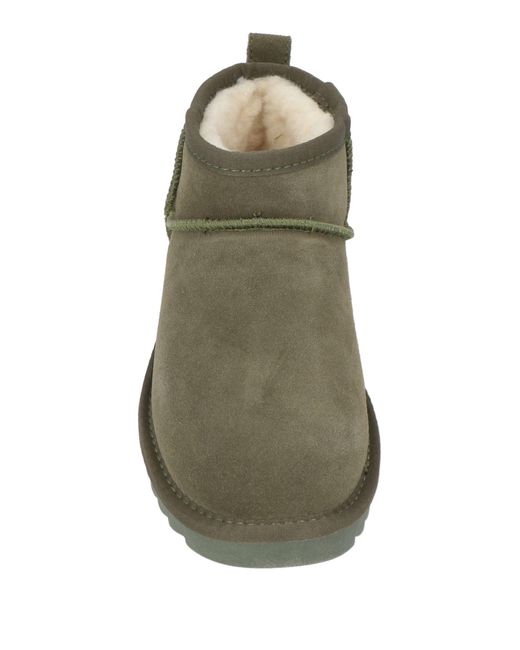 Colors Of California Green Ankle Boots