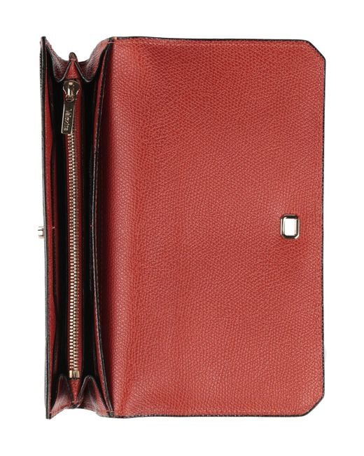 Valextra Red Brieftasche