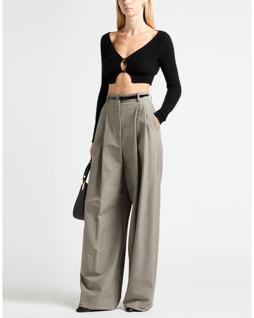 Sportmax Gray Pants Polyamide, Viscose, Elastane