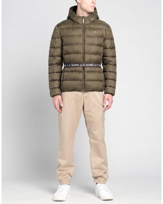 Sun 68 Green Puffer for men