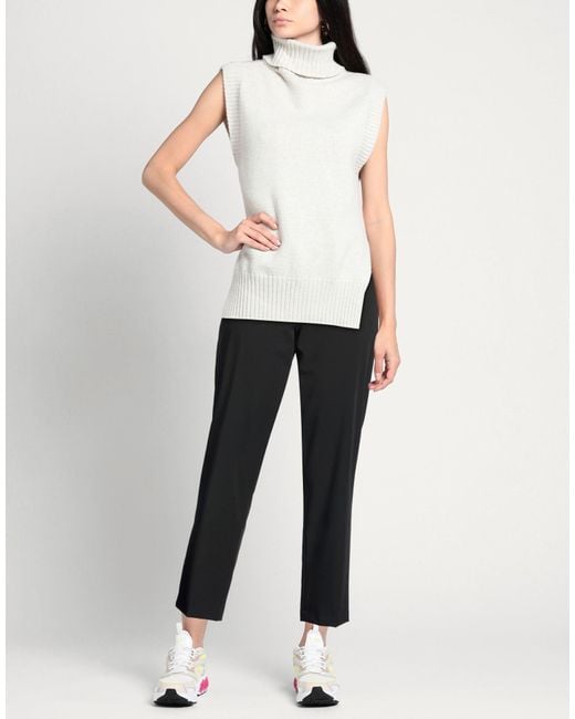 RUE DU BAC Black Pants Polyester, Viscose, Elastane