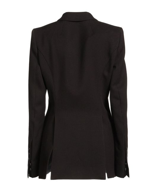 Rick Owens Black Blazer Wool