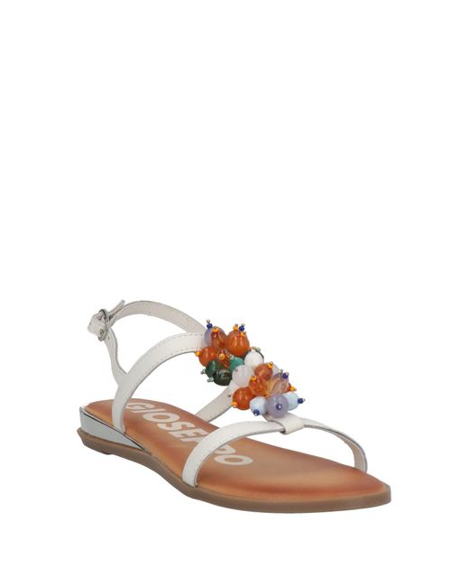 Gioseppo White Sandals