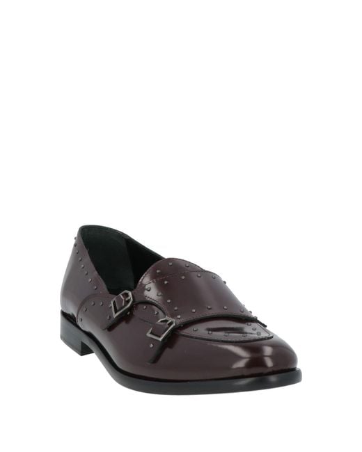 UNCONVENTIONAL ROYAL Red Loafers Soft Leather for men