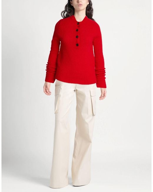 SOLOTRE Red Sweater Wool, Polyamide