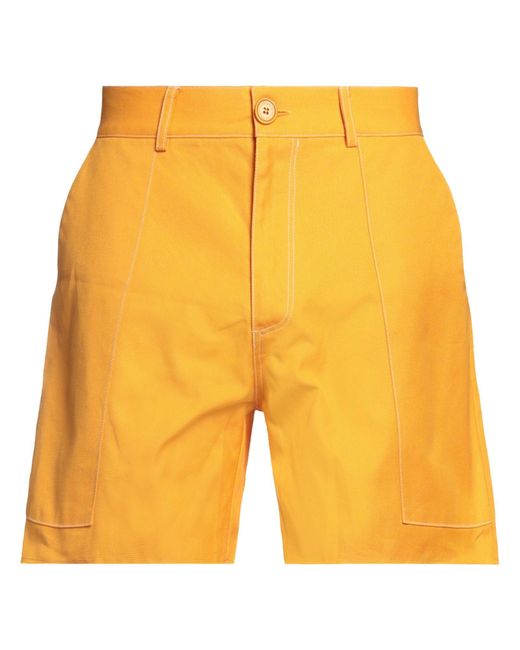 Gcds Yellow Shorts & Bermuda Shorts for men