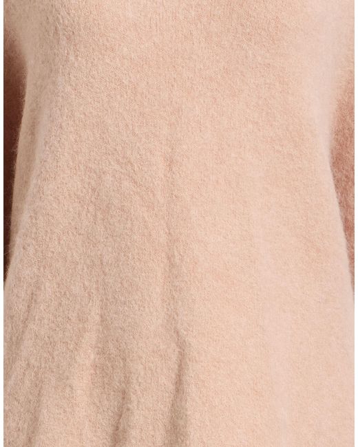 Kontatto Pink Blush Turtleneck Alpaca Wool, Polyamide, Wool, Elastane