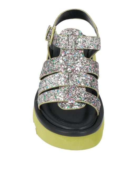 Jeannot Green Sandals